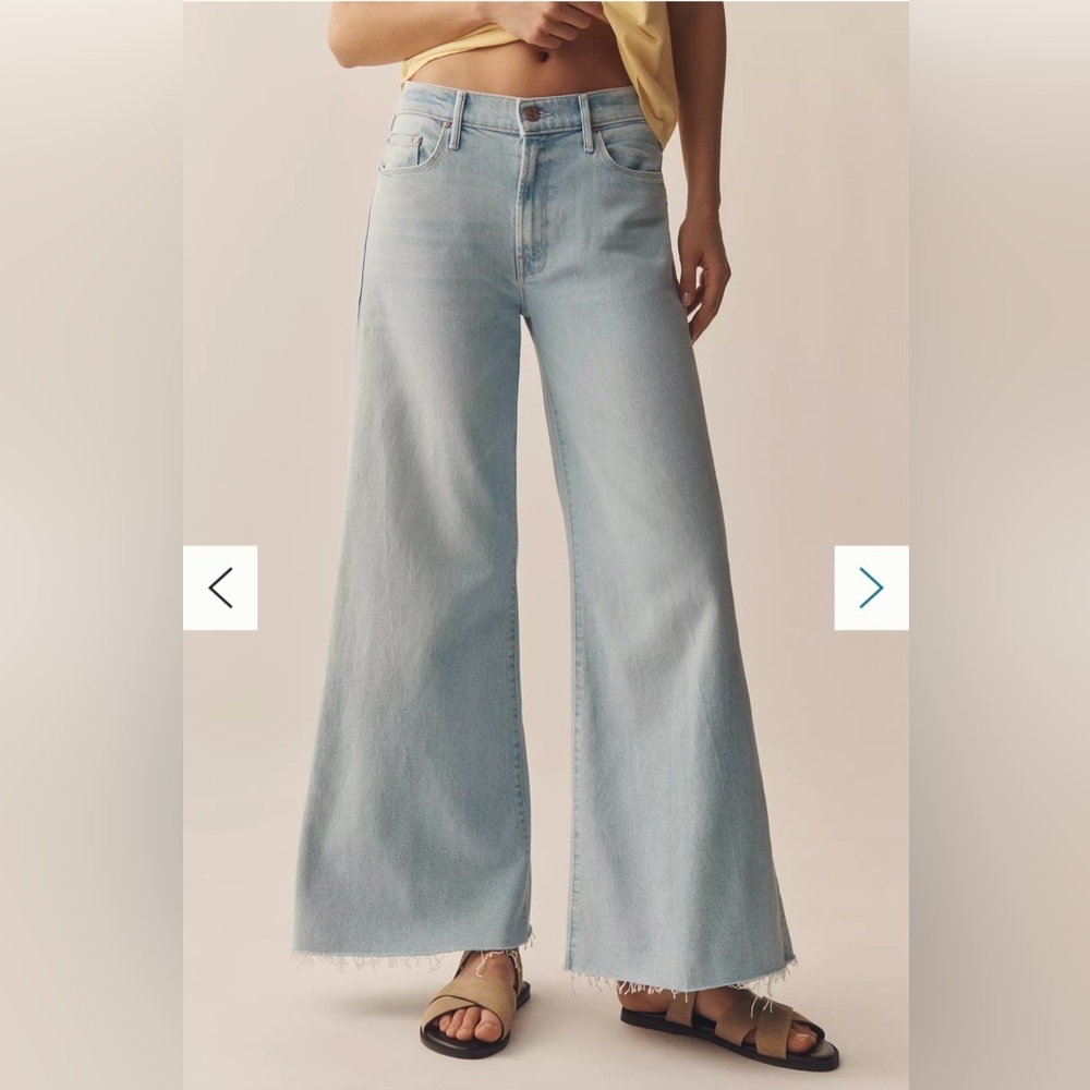MOTHER The Twister Mid-Rise Ankle Fray Jeans - Picture 2 of 7